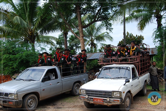 แม่สอด-ตาก  ทหารพม่า สั่งให้ กองกำลังทหารกะเหรี่ยง  KAO ถอนกำลังออกจากริมแม่น้ำเมย บ้านแม่โกนเกน‏