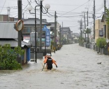 หลังพายุฝนถล่มอย่างหนัก น้ำท่วม ดินถล่มภาคกลางของญี่ปุ่น เร่งอพยพ